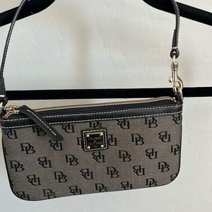 Dooney & Bourke Blue Signature Wristlet